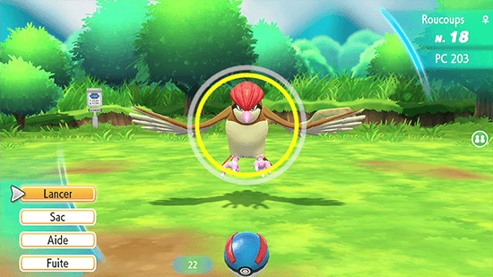 Pokémon let's Go - Capture